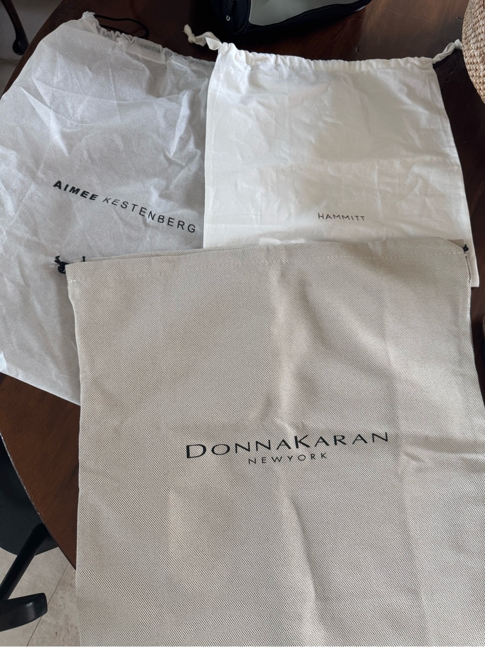 Donna Karan New York Beige Branded Dust Bag